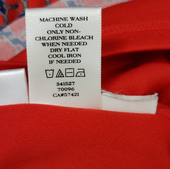 Ann Taylor nautical red and navy sleeveless dress - Picture 14 of 15